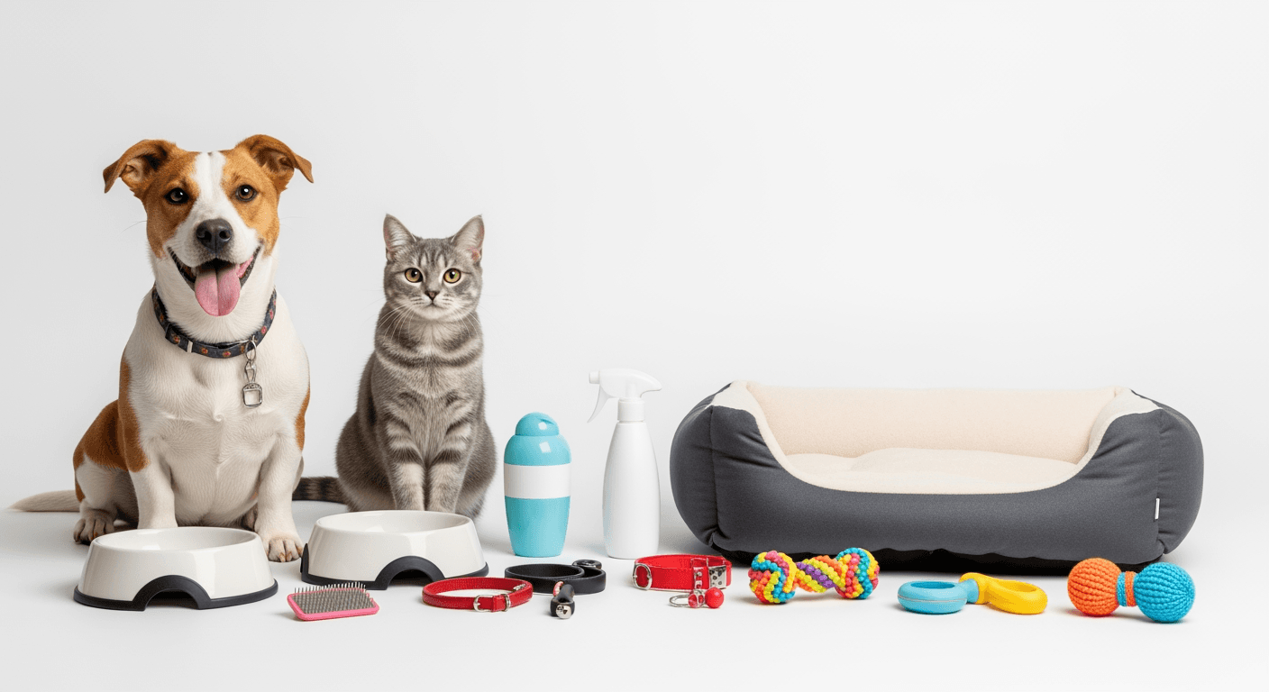 Happy cat relaxing at home